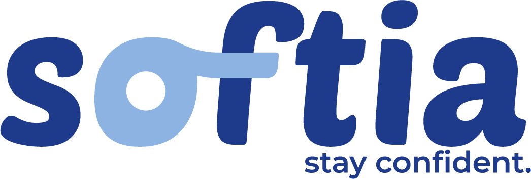 Softia · stay confident.